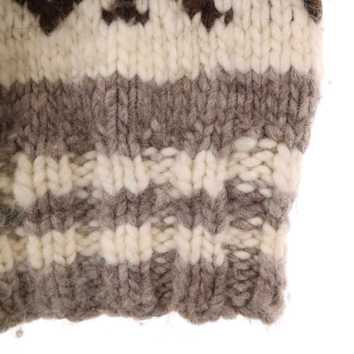 COWICHAN INDIAN 90s オールド カウチンジャケット グレー系 ニット メンズ