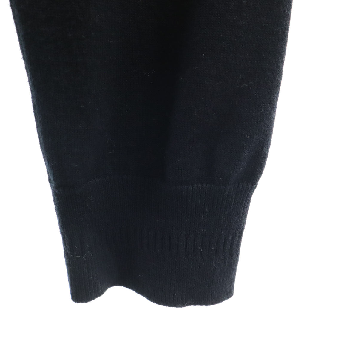 FRED PERRY フレッドペリー ウールブレンド 長袖 ポロシャツ L ブラック メンズ