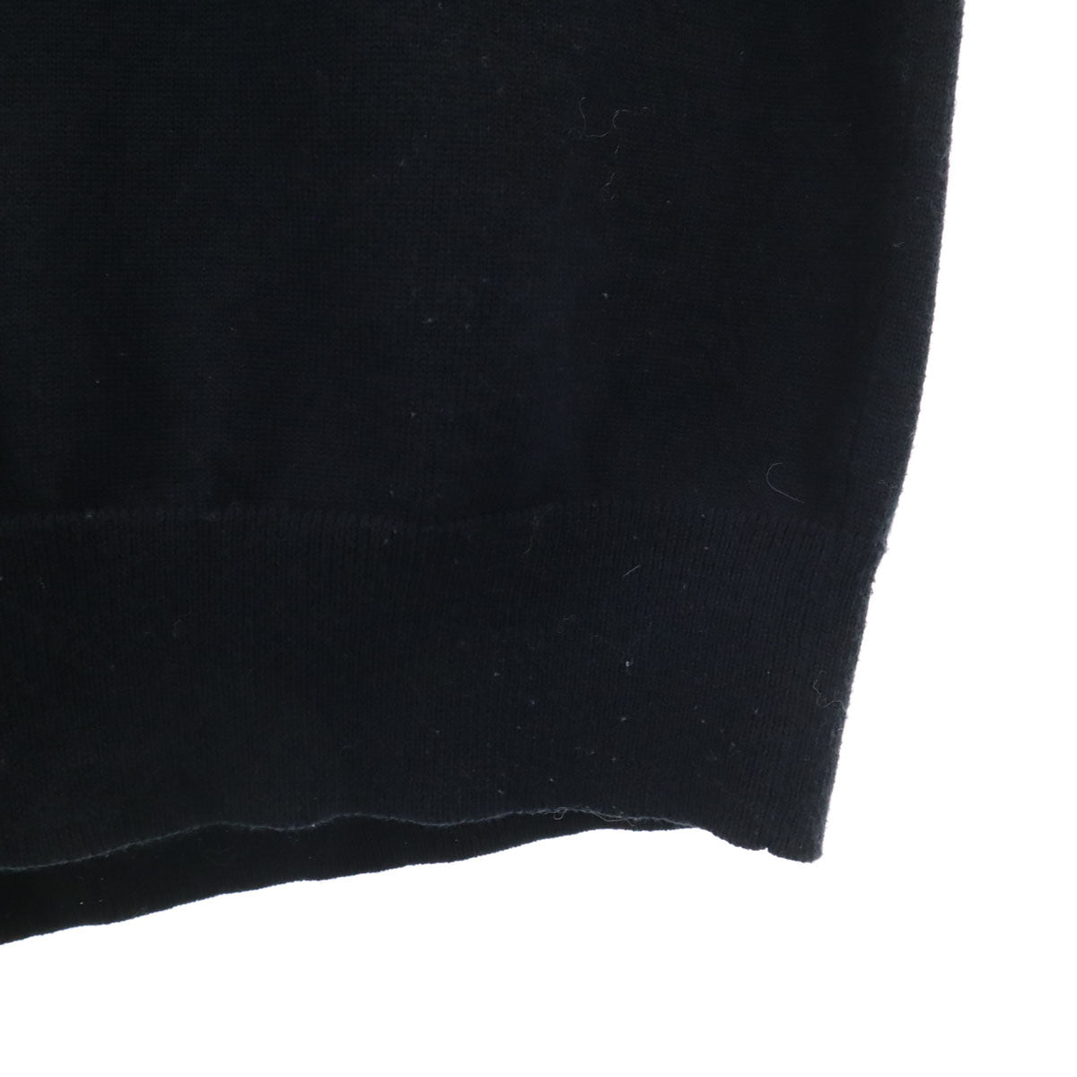 FRED PERRY フレッドペリー ウールブレンド 長袖 ポロシャツ L ブラック メンズ