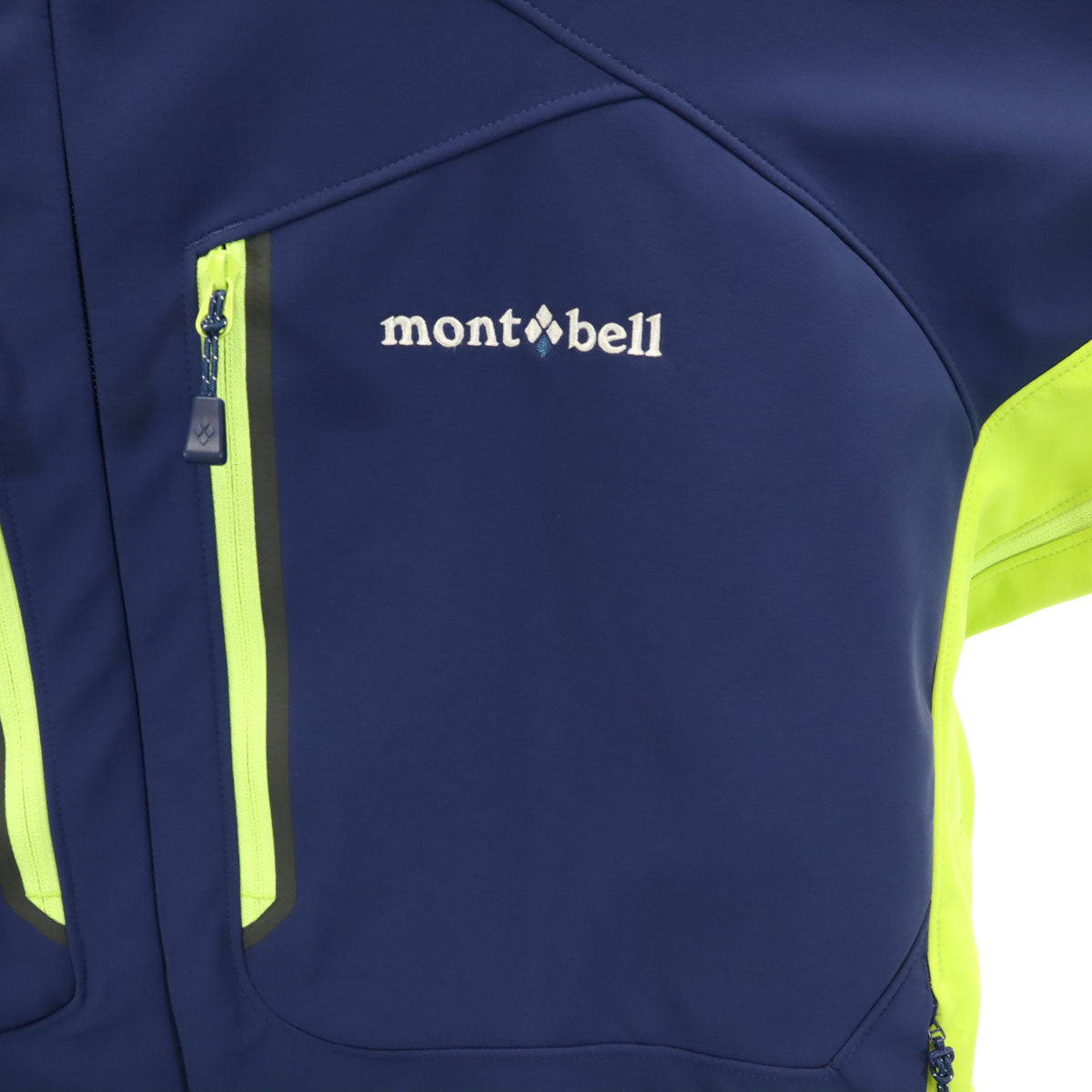 mont-bell モンベル 長袖 パウダーシェッド パーカー L ネイビー系 アウトドア 1106570 裏フリース メンズ