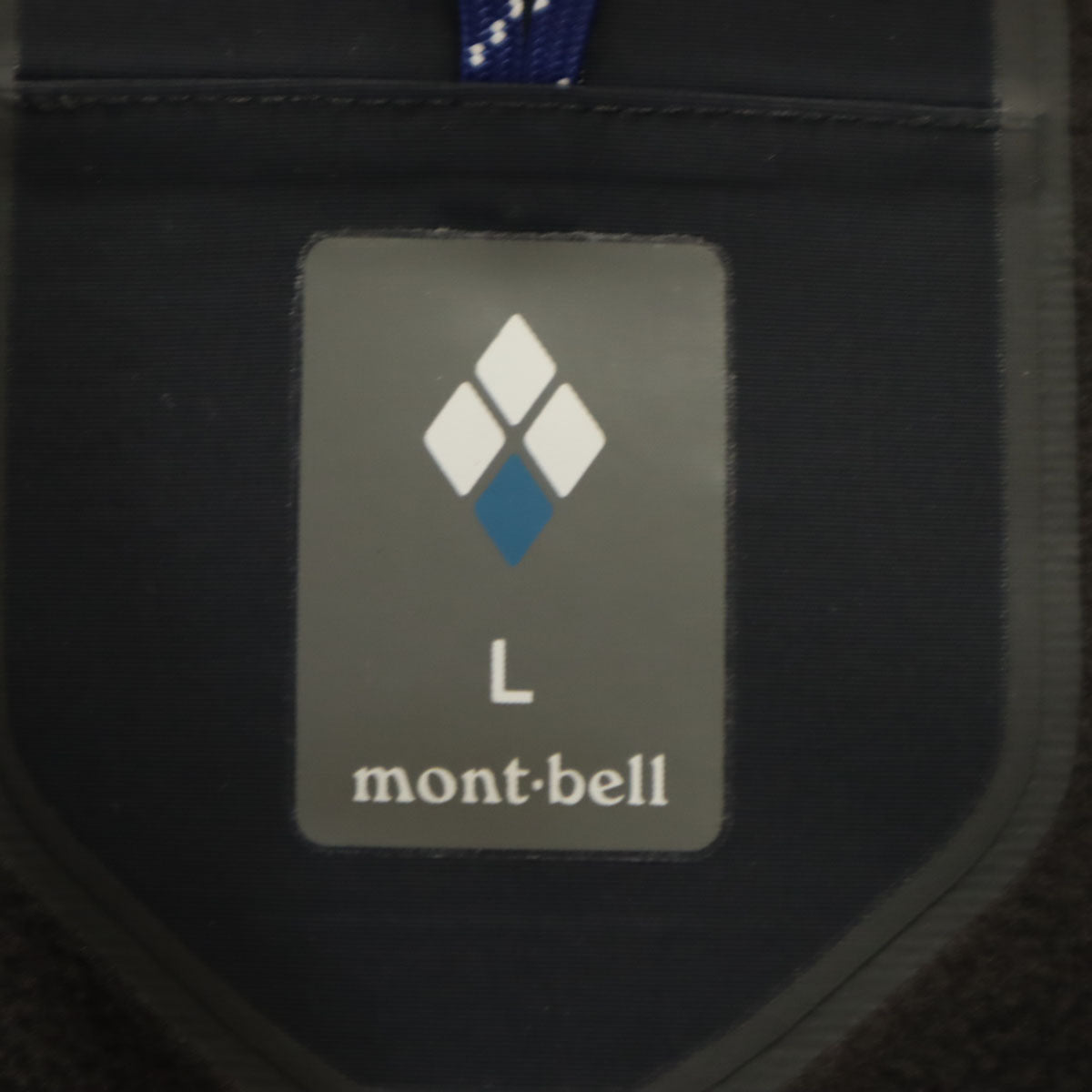 mont-bell モンベル 長袖 パウダーシェッド パーカー L ネイビー系 アウトドア 1106570 裏フリース メンズ