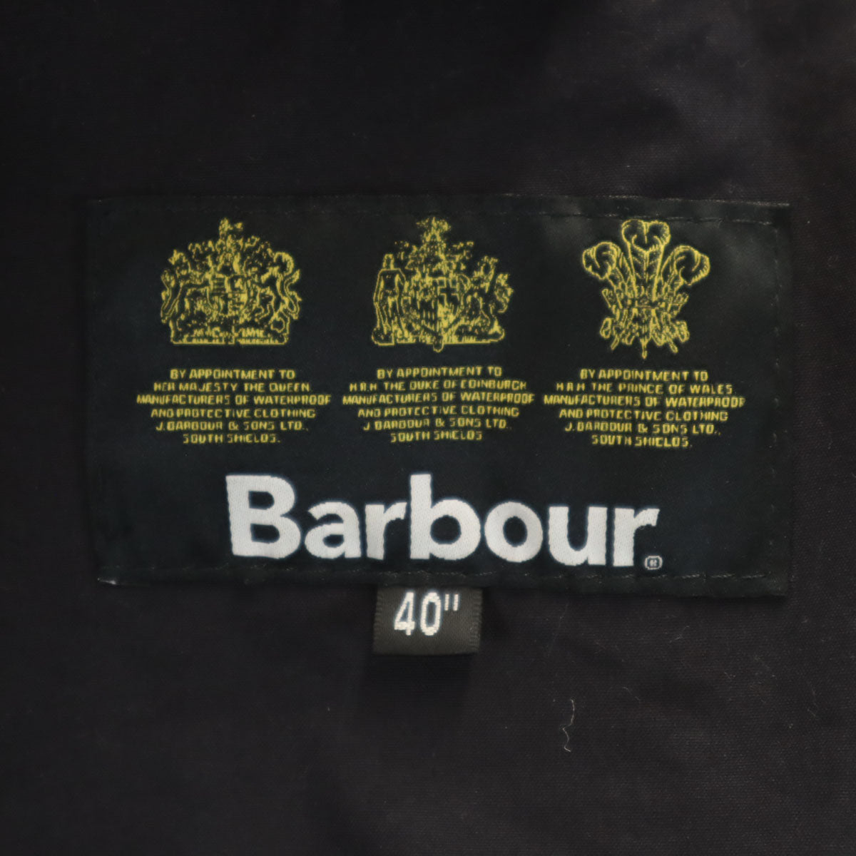 Barbour バブアー ブラックウォッチ ビデイル オイルドジャケット 40 ネイビー SL BEDALE メンズ