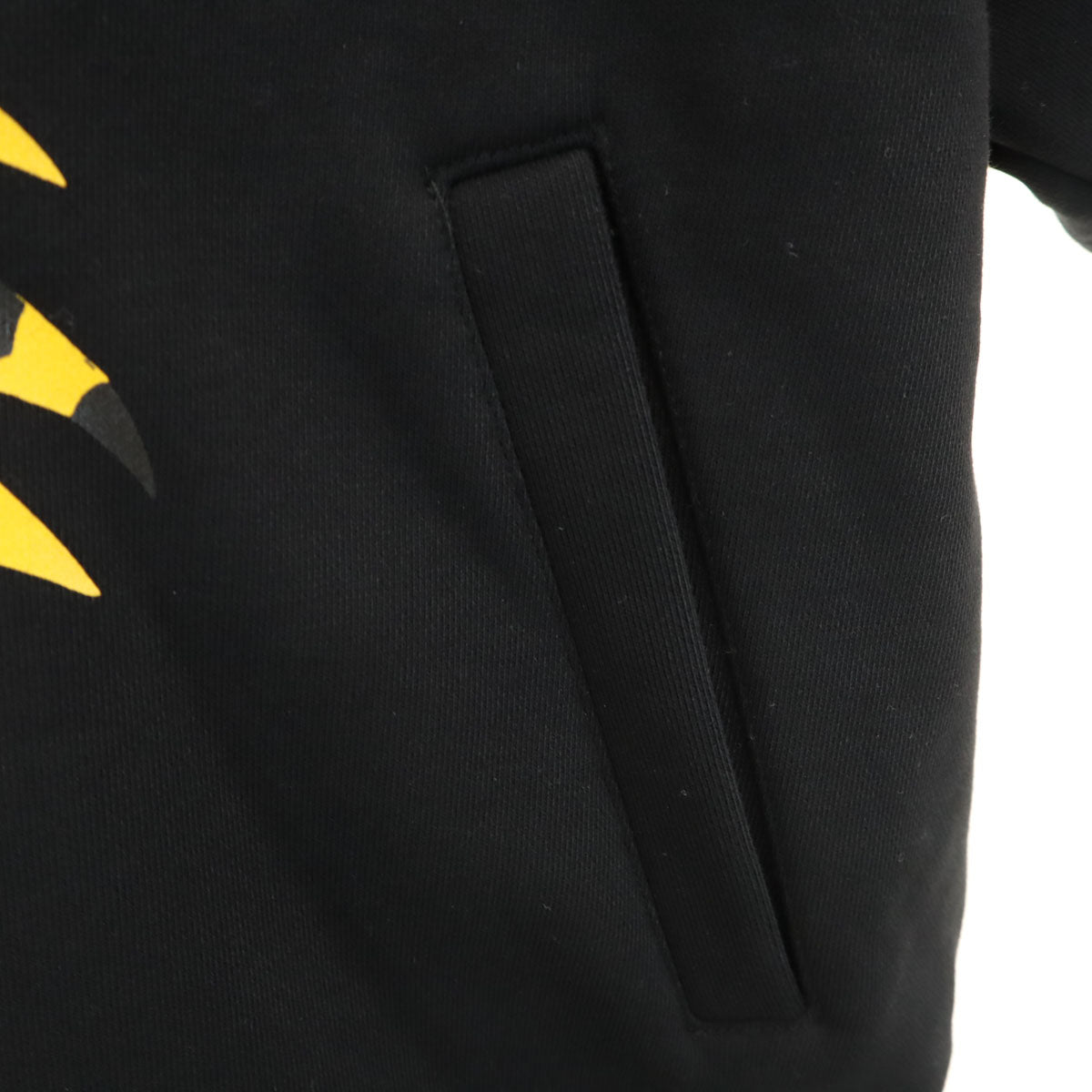 美品 KENZO ケンゾー 山本寛斎 コラボ ポルトガル製 虎 プリント スウェット 中綿ジャケット S ブラック プルオーバー メンズ