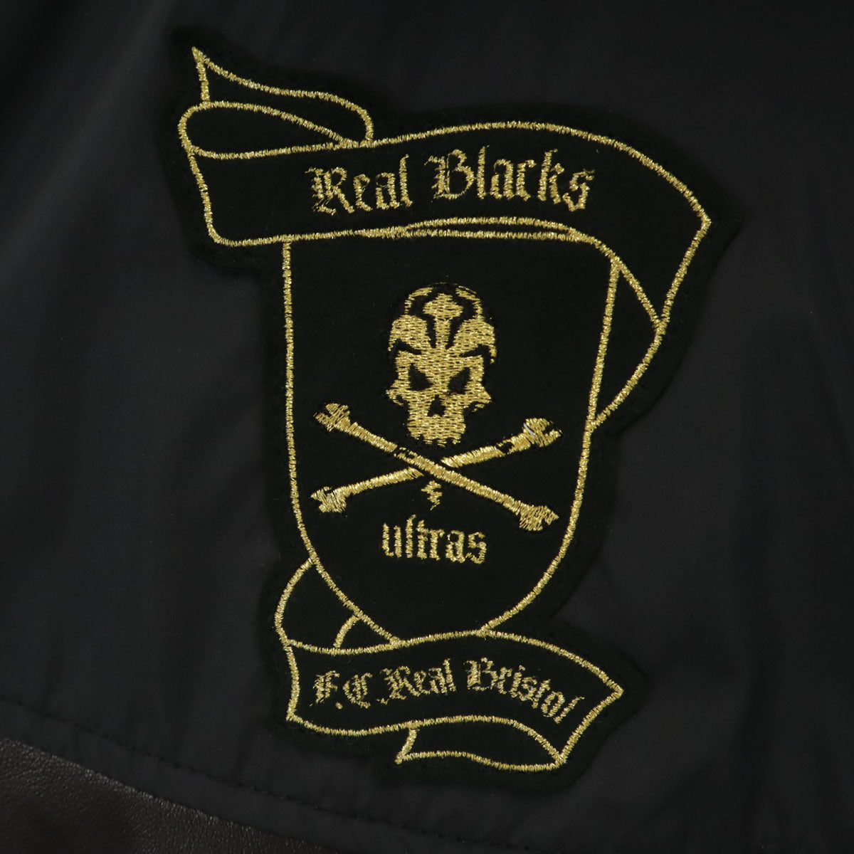 DR ROMANELLI ドクターロマネリ F.C.Real Bristol ナイキ NIKE 切替 ジャケット XL ブラック ririジップ レディース