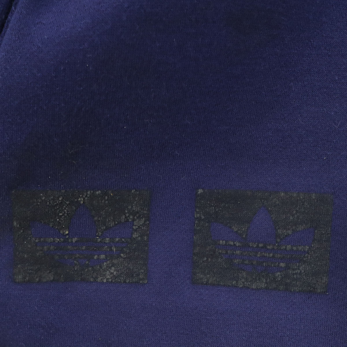 adidas アディダス 80s 日本製 ヴィンテージ フーディー 中綿ジャケット O ネイビー デサント メンズ