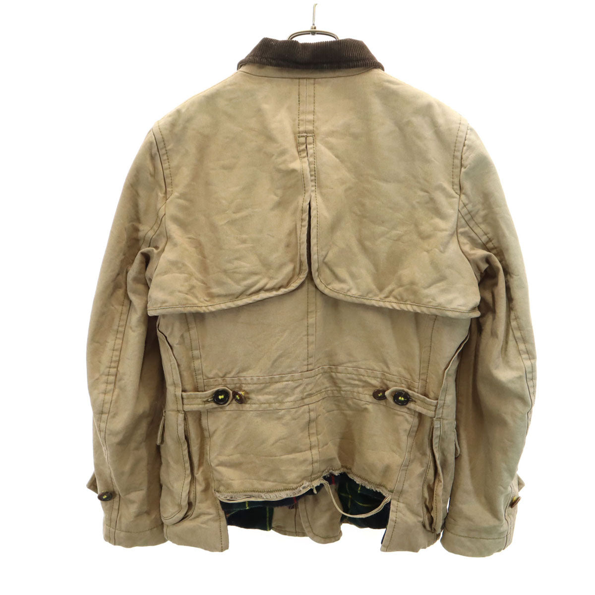 DSQUARED2 ディースクエアード リネンブレンド イタリア製 ジャケット 50 ベージュ メンズ