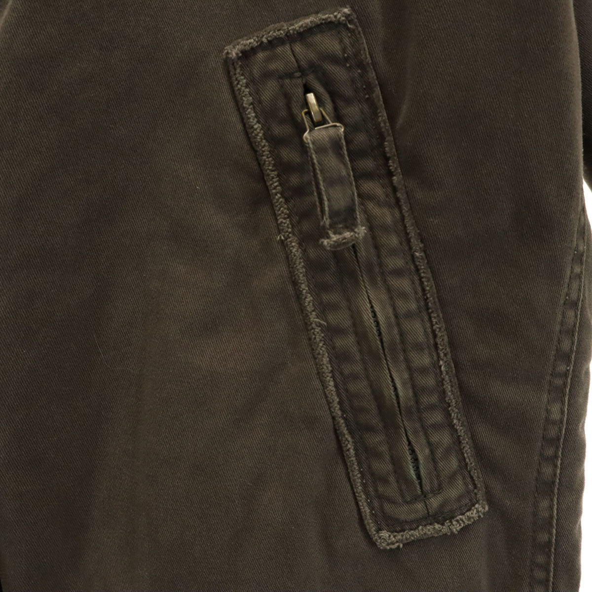 DIESEL ディーゼル バンドカラー コットンジャケット XXL チャコールグレー ビッグサイズ レディース