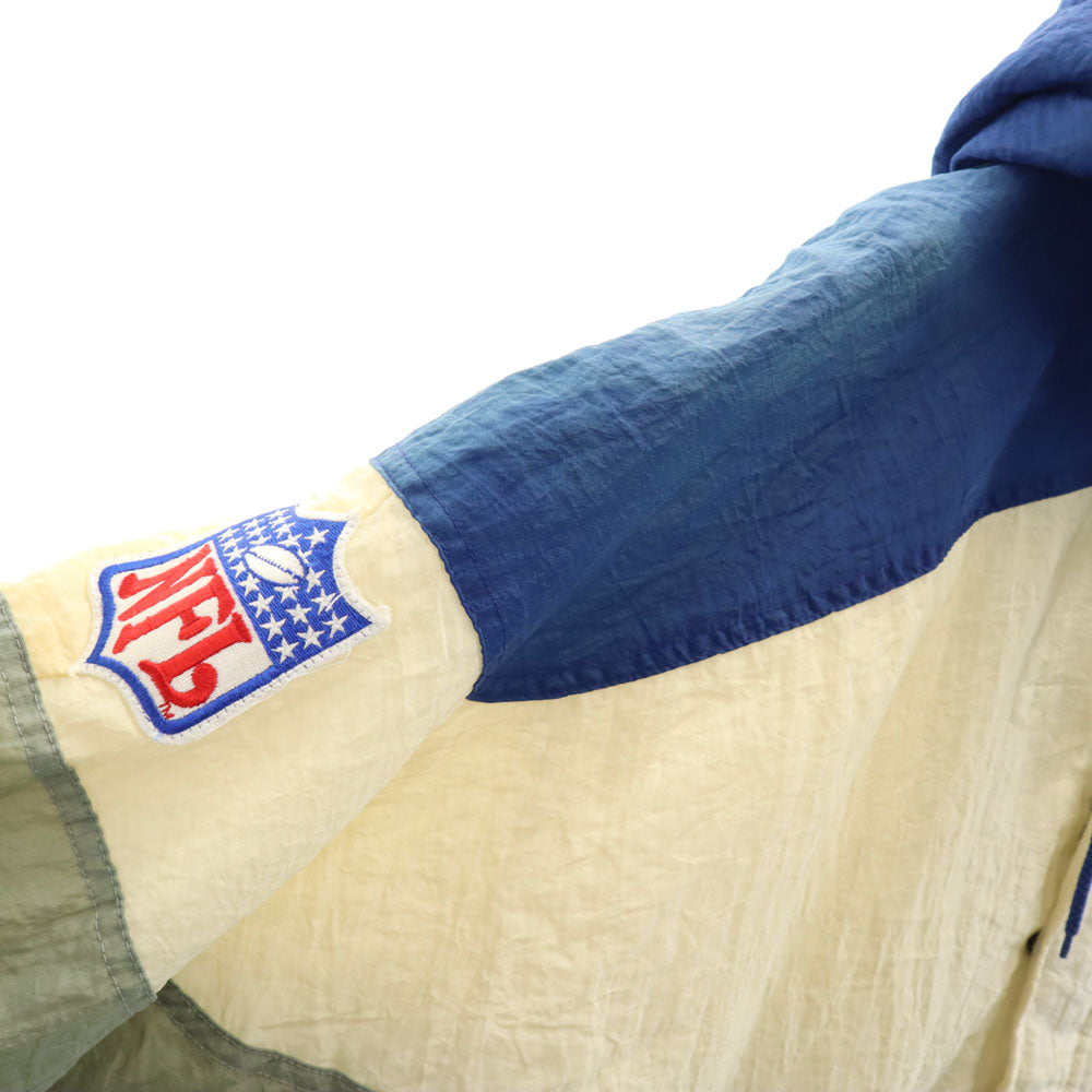 NFL エヌエフエル 90s オールド パデット ナイロンジャケット L ブルー COWBOYS 中綿 メンズ