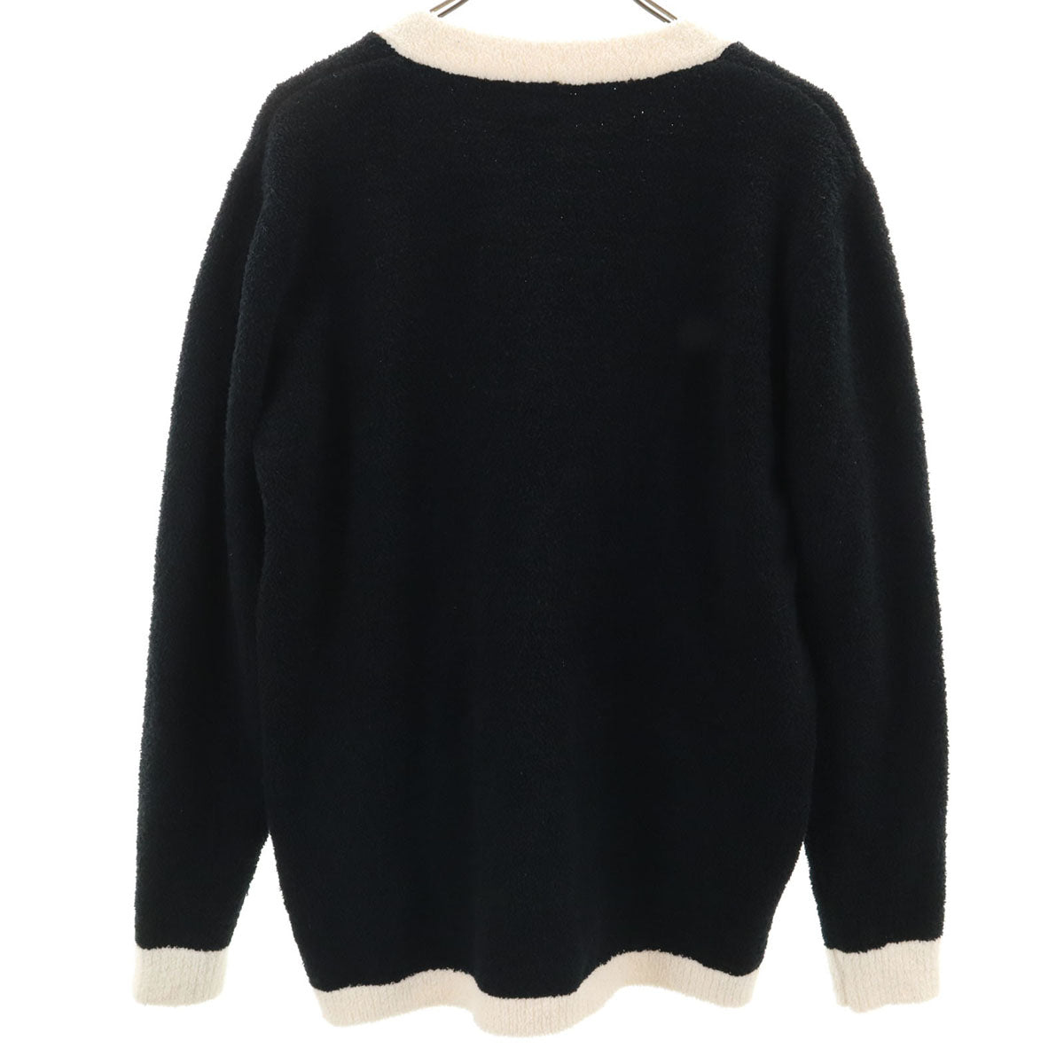 kashwere カシウエア 長袖 Vネック カーディガン L ブラック レディース