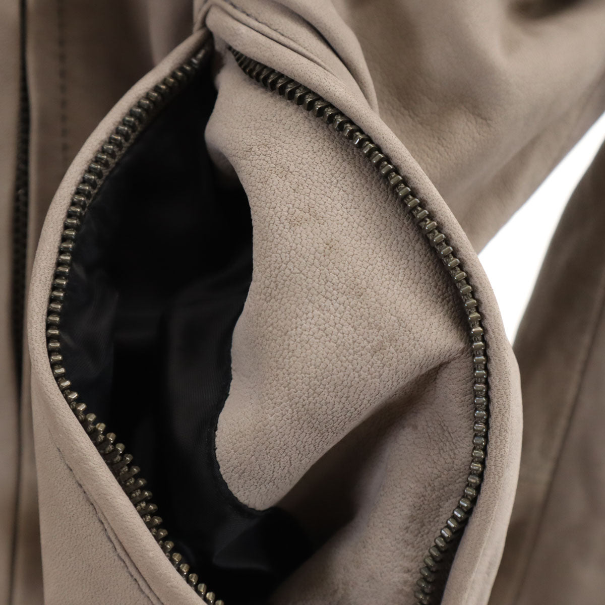 DUFFER ST.GEORGE ダファーオブセントジョージ 羊革レザー シングルライダースジャケット L グレー メンズ