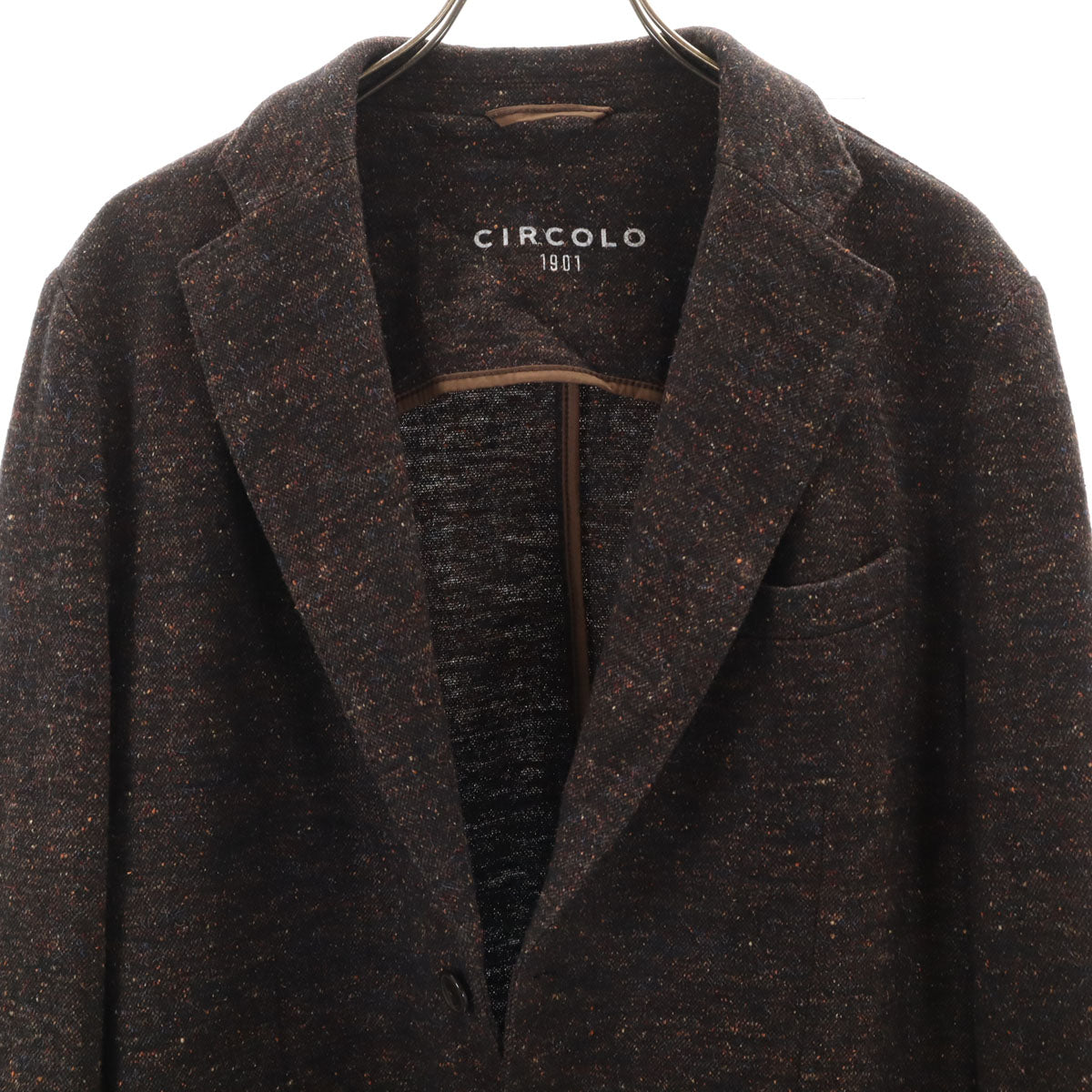 CIRCOLO1901 チルコロ1901 テーラードジャケット 48 ブラウン アンコン メンズ