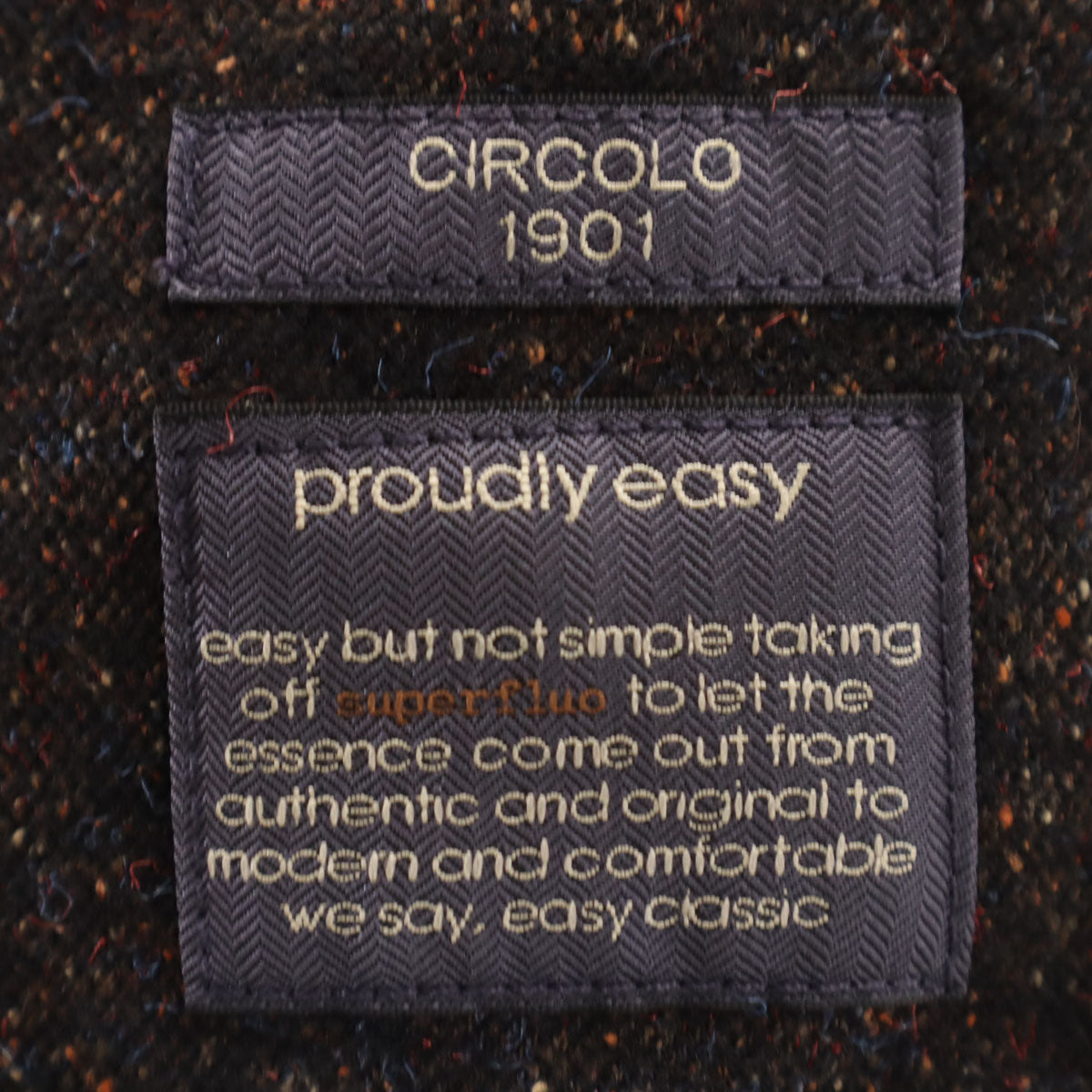 CIRCOLO1901 チルコロ1901 テーラードジャケット 48 ブラウン アンコン メンズ