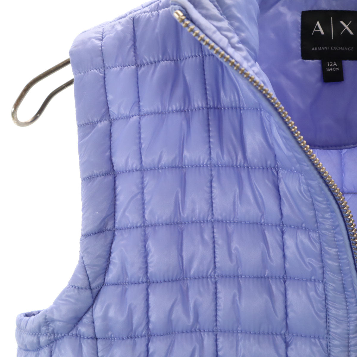 ARMANI EXCHANGE アルマーニエクスチェンジ 中綿ベスト 12A パープル キッズ