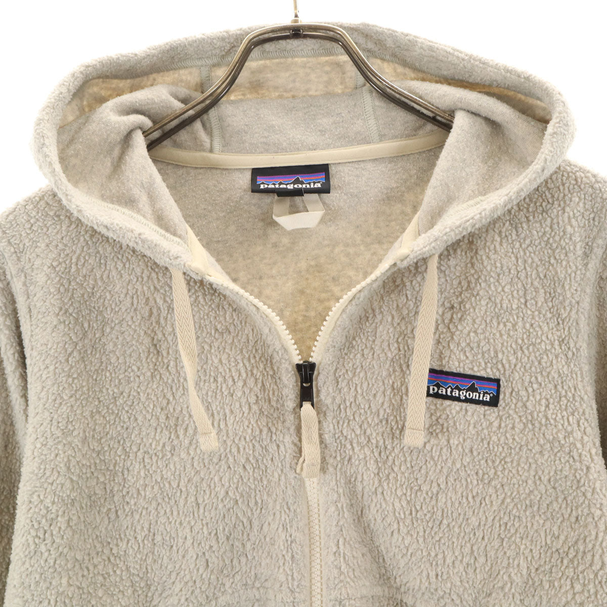 patagonia パタゴニア シアーリング フーディ フリースジャケット XS グレージュ 26135FA21 アウトドア レディース