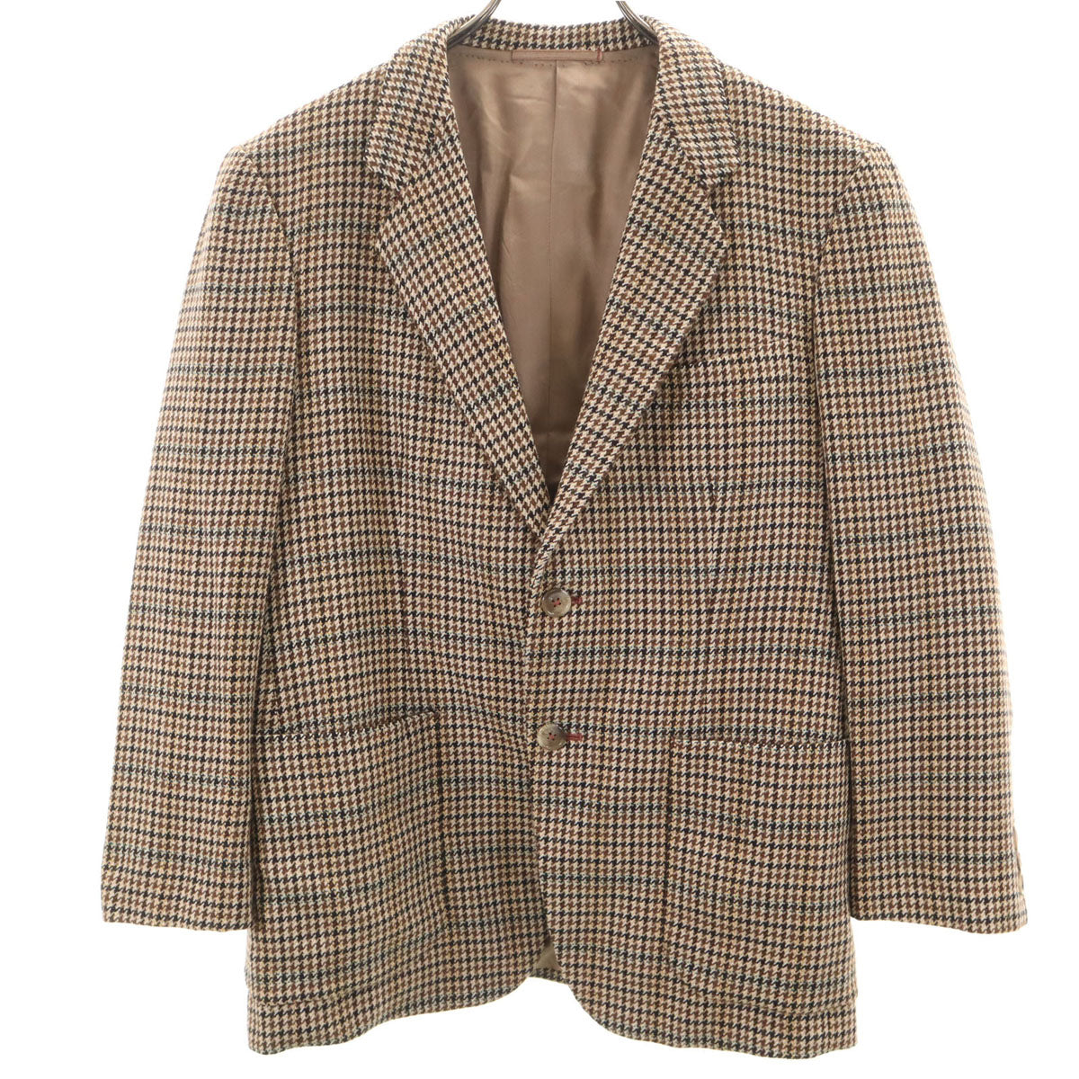 SCHOFIELD & SMITH スコフィールドアンドスミス 80s ヴィンテージ 千鳥柄 テーラードジャケット ブラウン系 メンズ