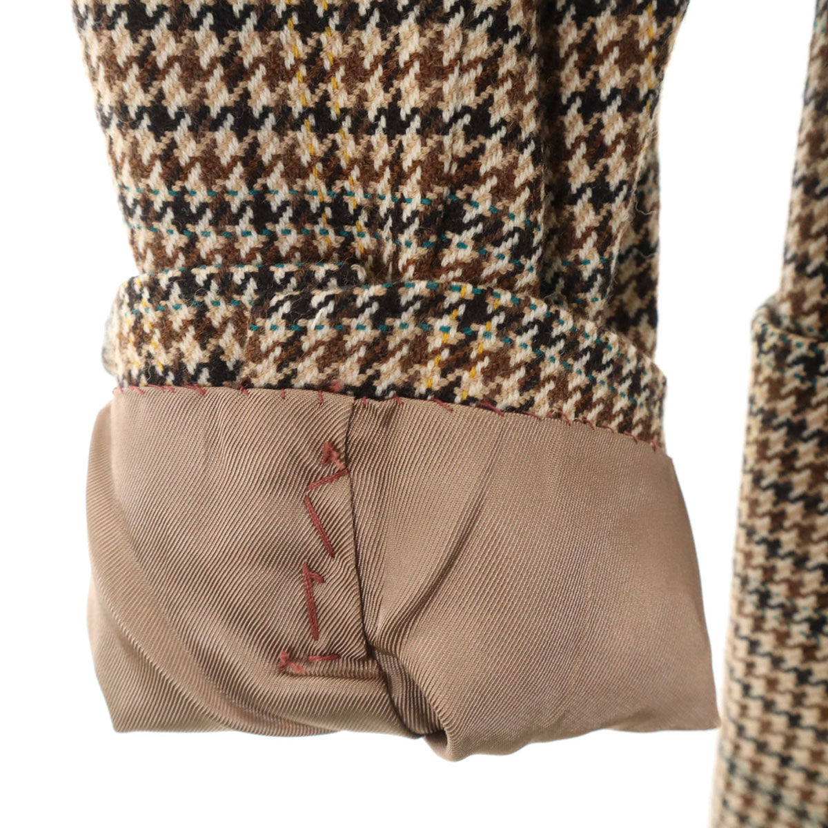 SCHOFIELD & SMITH スコフィールドアンドスミス 80s ヴィンテージ 千鳥柄 テーラードジャケット ブラウン系 メンズ