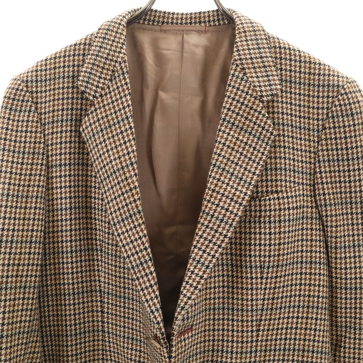 SCHOFIELD & SMITH スコフィールドアンドスミス 80s ヴィンテージ 千鳥柄 テーラードジャケット ブラウン系 メンズ