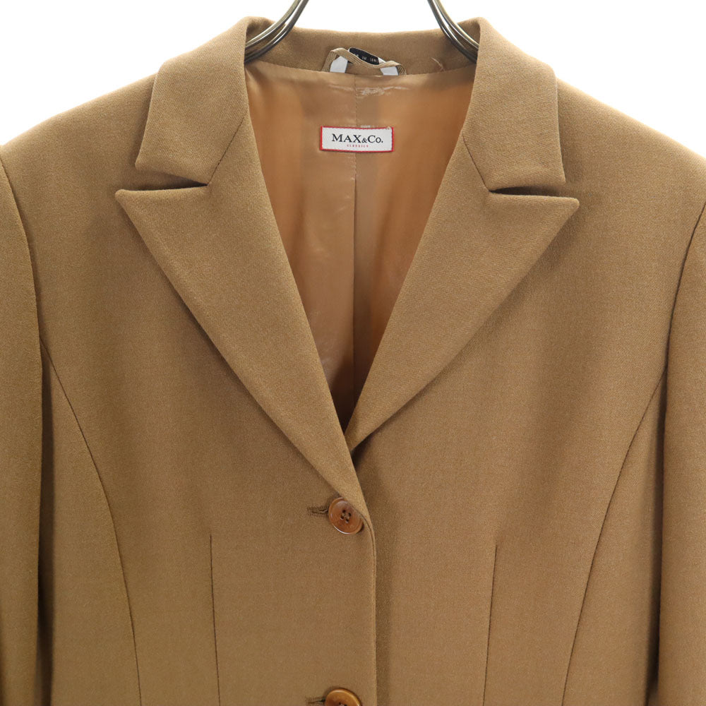 MAX&CO マックスアンドコー イタリア製 スカートスーツ 上下 セットアップ 38/40 ブラウン マックスマーラ レディース