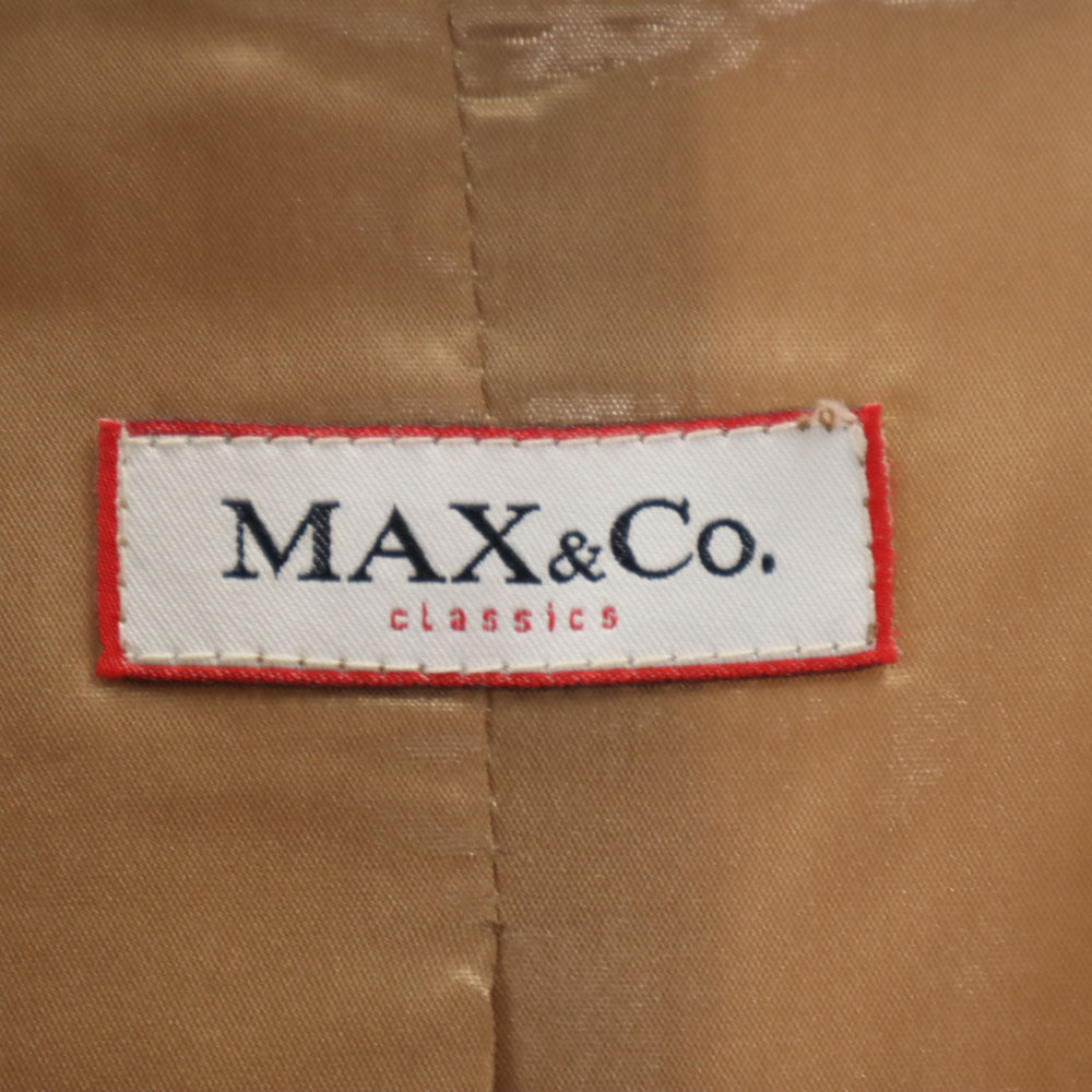 MAX&CO マックスアンドコー イタリア製 スカートスーツ 上下 セットアップ 38/40 ブラウン マックスマーラ レディース