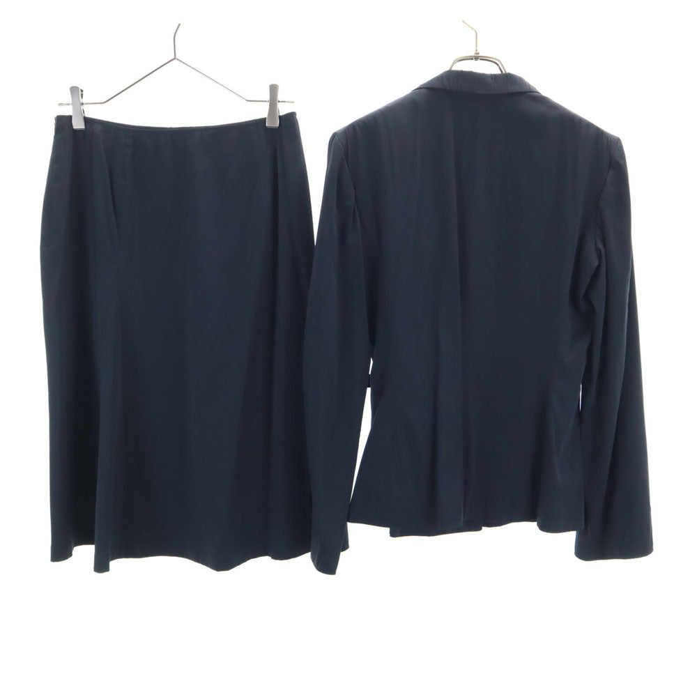 JIL SANDER ジルサンダー スカートスーツ 上下 セットアップ 34 ネイビー レディース
