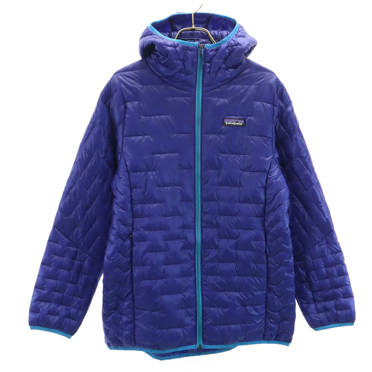 patagonia パタゴニア マイクロパフ 中綿ジャケット M ブルー系 84040 アウトドア レディース