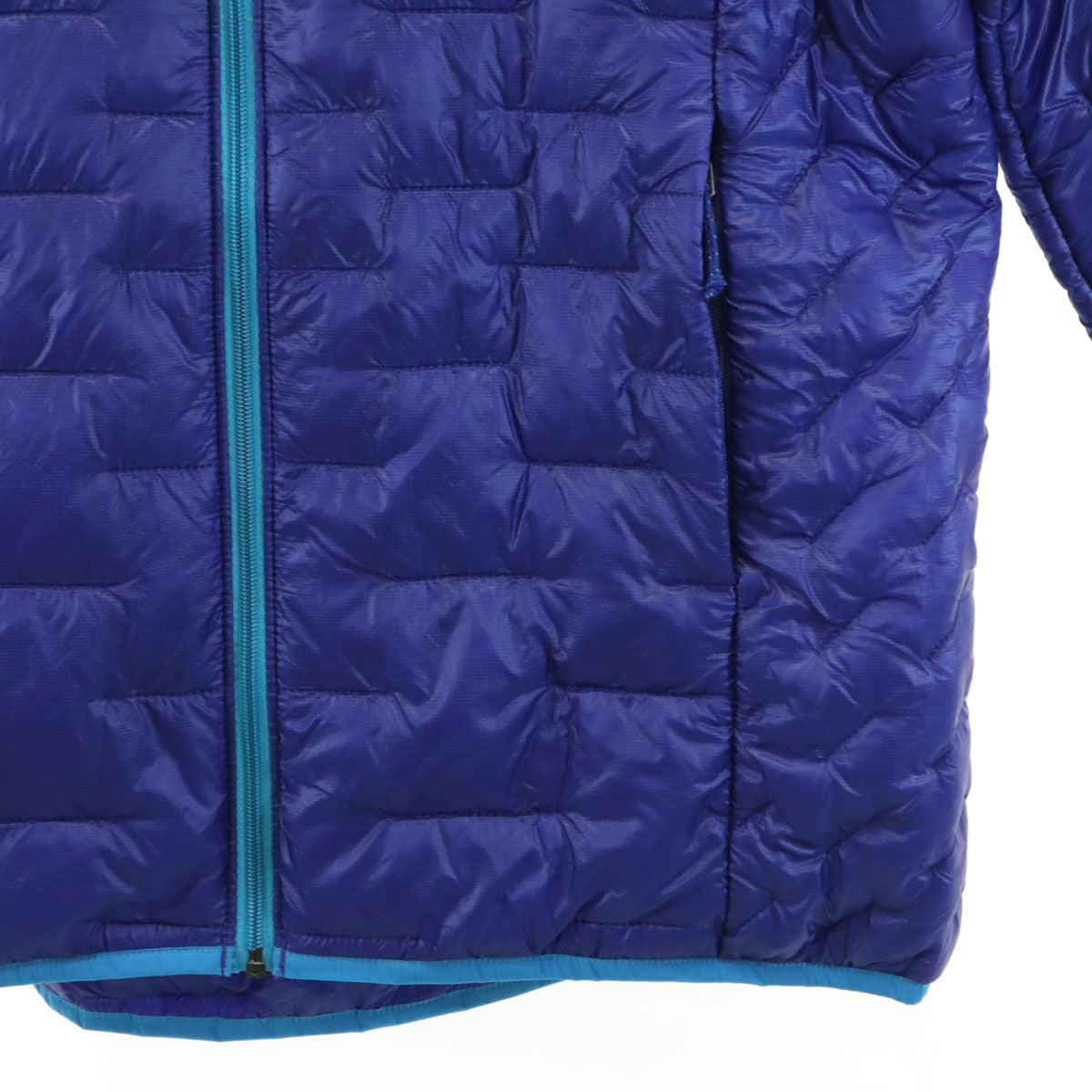 patagonia パタゴニア マイクロパフ 中綿ジャケット M ブルー系 84040 アウトドア レディース