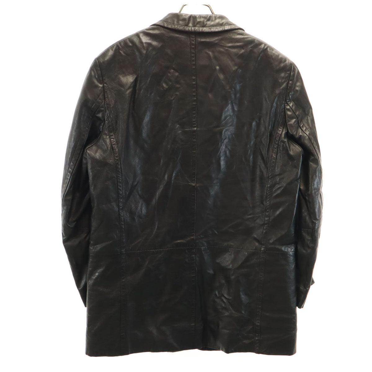 HUGO BOSS ヒューゴボス レザージャケット 52 ブラウン系 メンズ