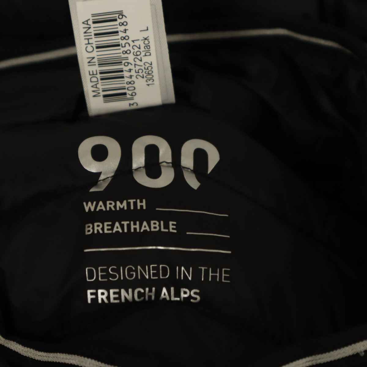 WED'ZE ウェッゼ 切替 ダウンジャケット L ブラック メンズ