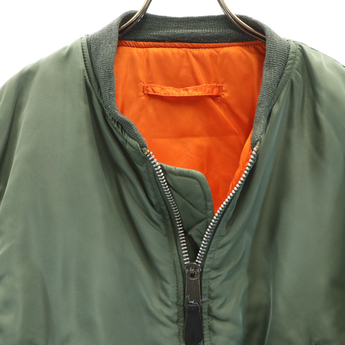 アメリカ空軍 MA-1 フライトジャケット L カーキ メンズ