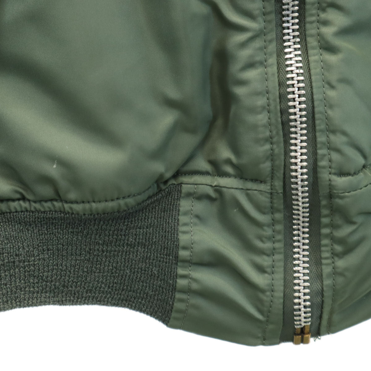 アメリカ空軍 MA-1 フライトジャケット L カーキ メンズ