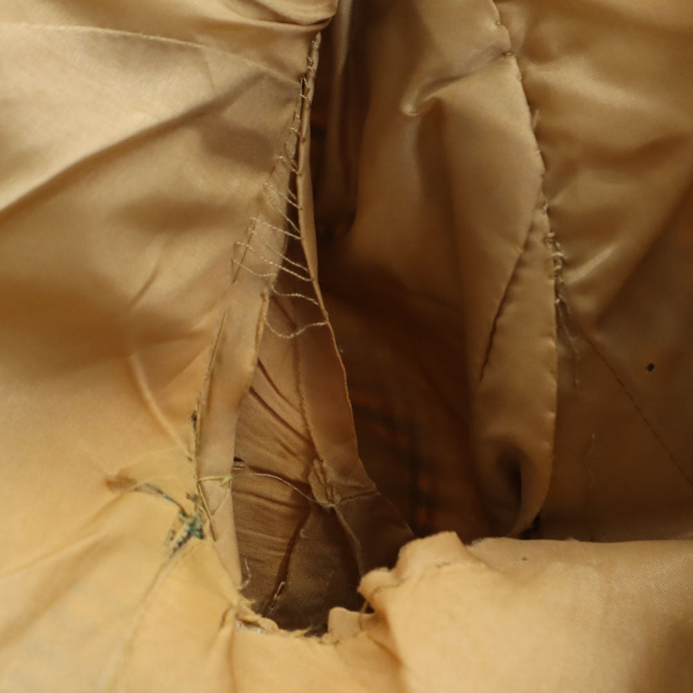 CELINE セリーヌ 80s 90s フランス製 オールド チェック柄 カジュアル スカートスーツ 上下 セットアップ 42 ベージュ レディース