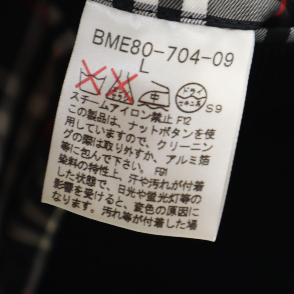 BURBERRY BLACK LABEL バーバリーブラックレーベル コーデュロイ スーツ 上下 セットアップ L/79 ブラック 三陽商会 メンズ