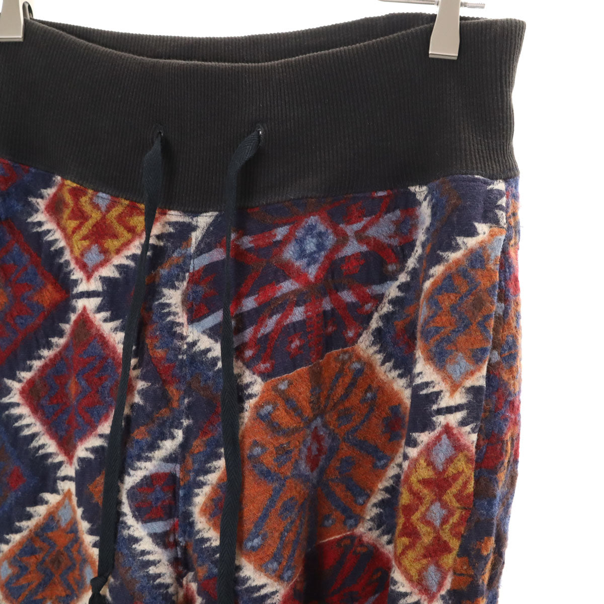 KAPITAL キャピタル 日本製 ネイティブ柄 ウールジャケット 上下 セットアップ 4/2 ネイビー メンズ