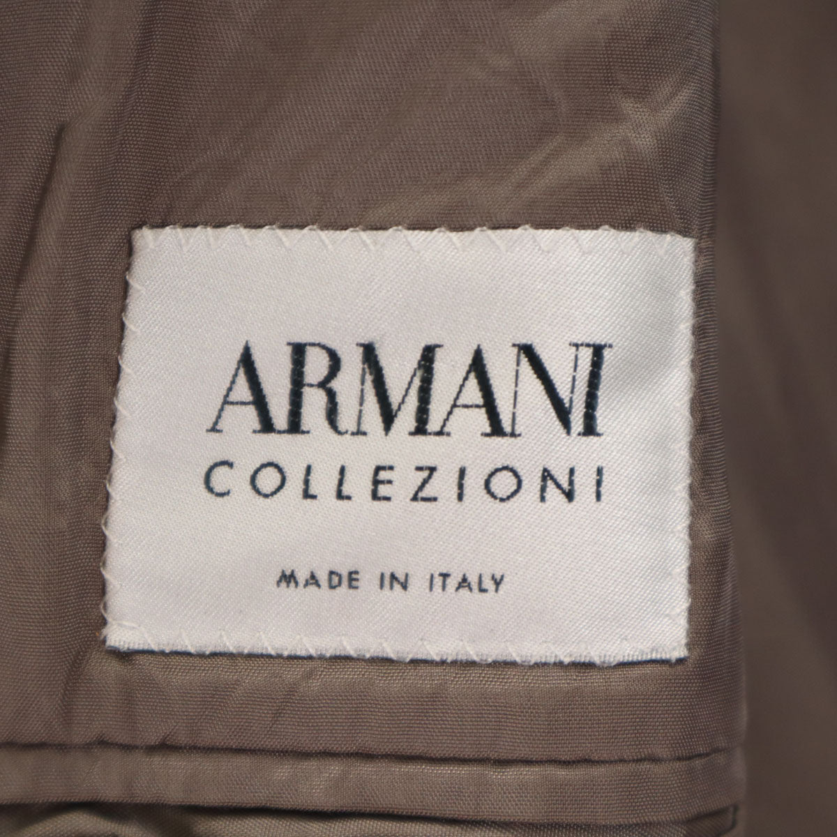 ARMANI COLLEZIONI アルマーニコレッツォーニ イタリア製 スーツ 上下 セットアップ グレー メンズ