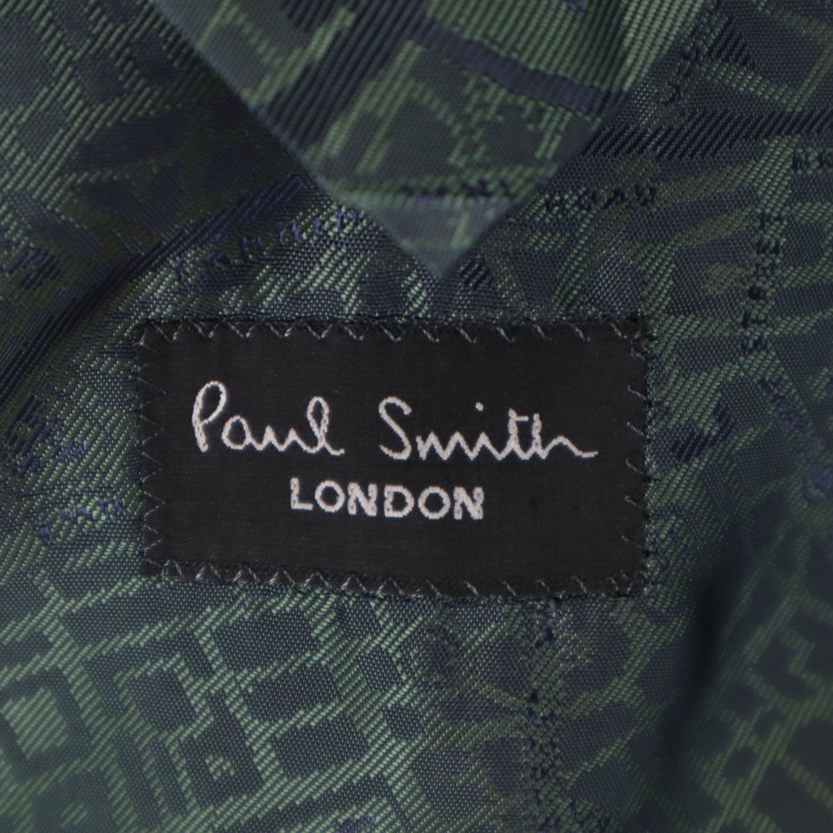 美品 Paul Smith LONDON ポールスミスロンドン ポルトガル製 スーツ 上下 セットアップ 44/W37 ブラウン メンズ
