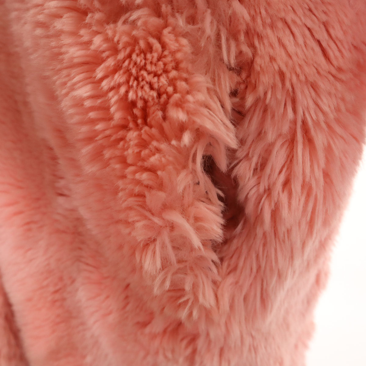 miss chloe ミスクロエ 日本製 フェイクファー コート 40 ピンク レディース