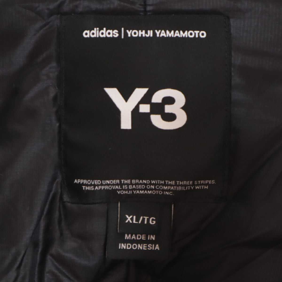 Y-3 ワイスリー 中綿ジャケット XL チャコールブラック ヨウジヤマモト レディース