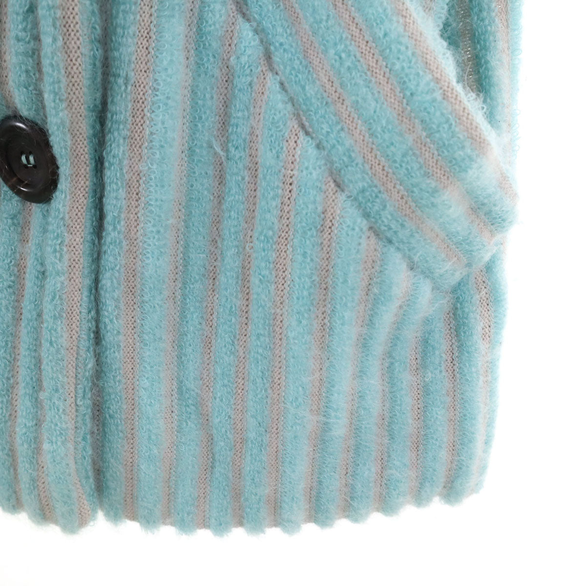 Missoni ミッソーニ イタリア製 モヘヤブレンド ジャケット 42 ブルー系 レディース