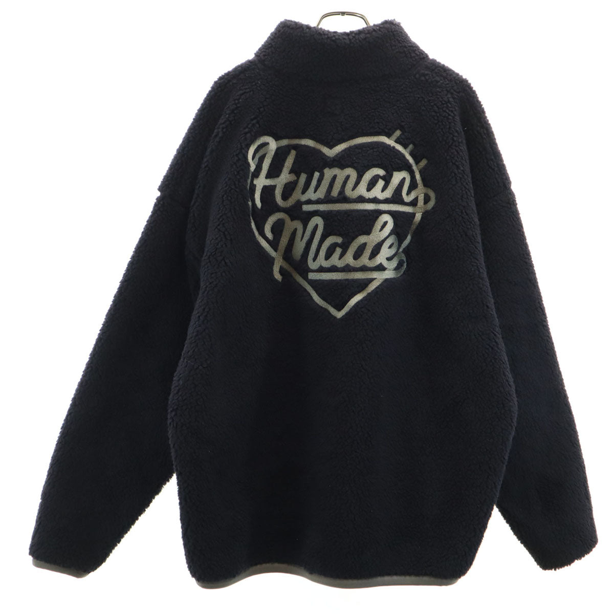 HUMAN MADE ヒューマンメイド プルオーバー ボアジャケット XL ブラック メンズ