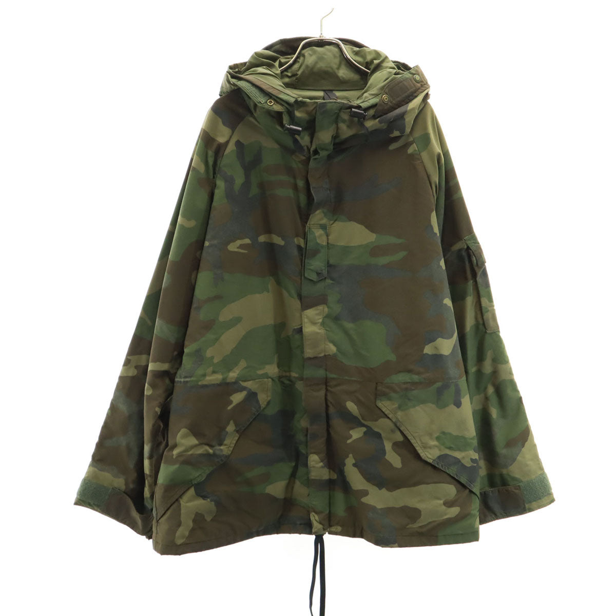 US ARMY アメリカ軍 90s 米軍 オールド ECWCS ゴアテックス カモフラ柄 ミリタリージャケット L カーキ 迷彩 メンズ