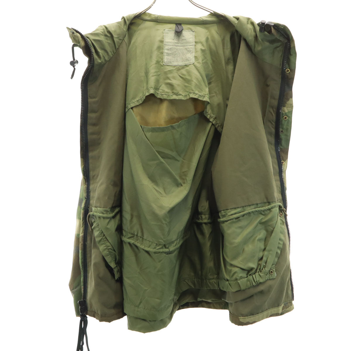 US ARMY アメリカ軍 90s 米軍 オールド ECWCS ゴアテックス カモフラ柄 ミリタリージャケット L カーキ 迷彩 メンズ