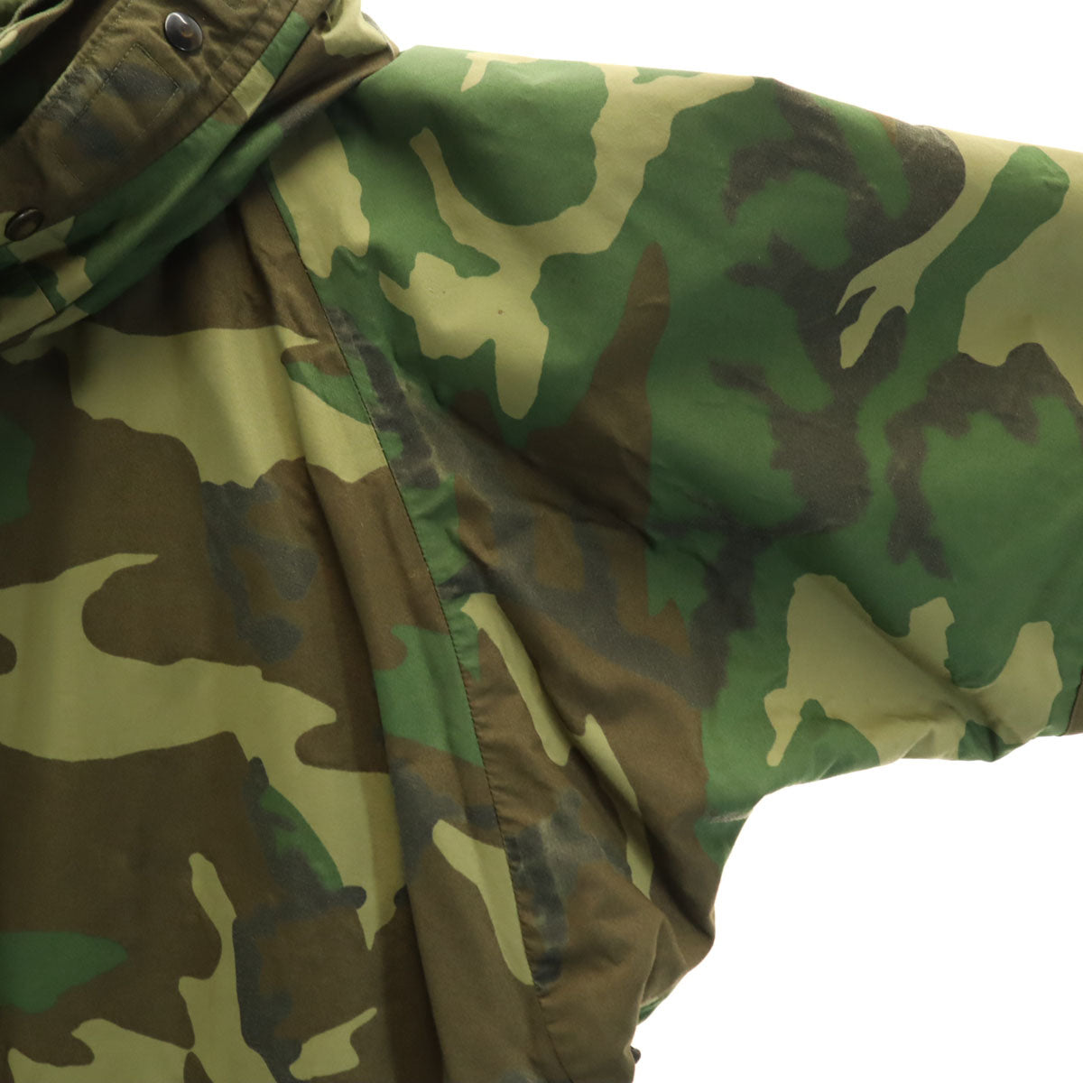 US ARMY アメリカ軍 90s 米軍 オールド ECWCS ゴアテックス カモフラ柄 ミリタリージャケット L カーキ 迷彩 メンズ