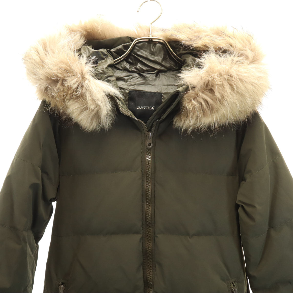 DUVETICA デュベティカ ダウンコート 40 カーキ レディース