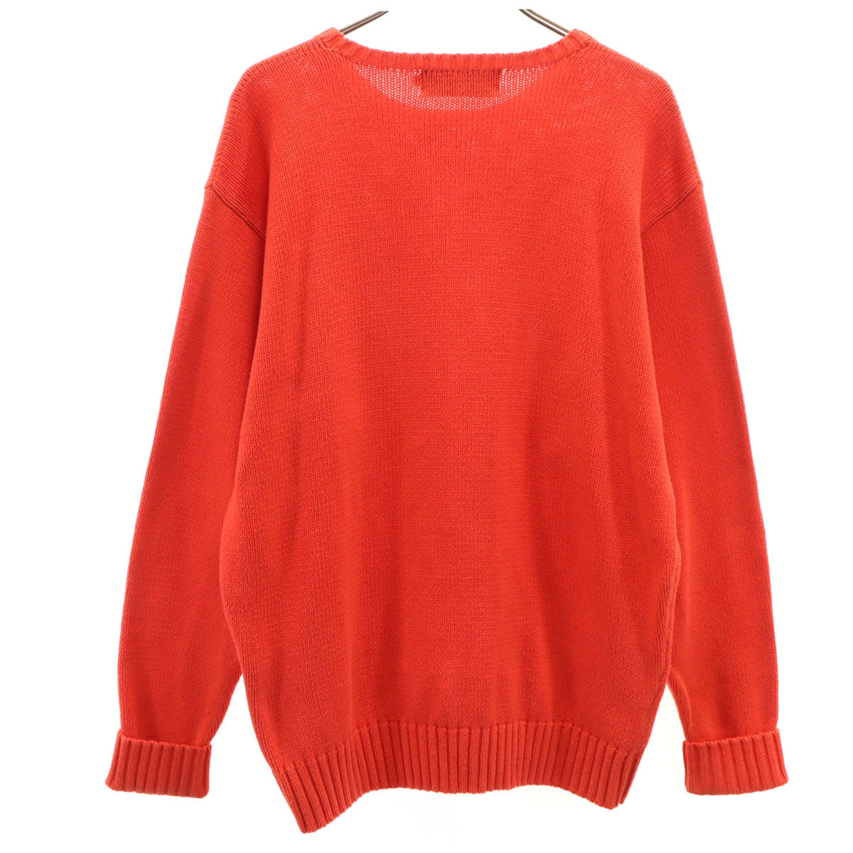 Polo by Ralph Lauren ポロバイラルフローレン 長袖 ニット M 朱色 セーター レディース
