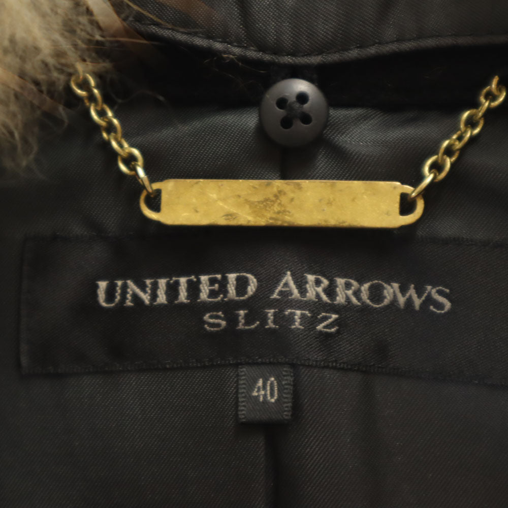 UNITED ARROWS ユナイテッドアローズ ピーコート 40 ブラック レディース
