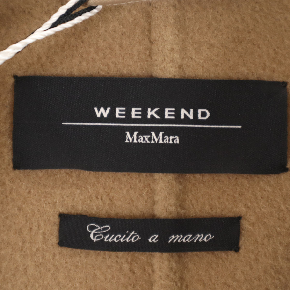未使用 WEEKEND MaxMara ウィークエンドマックスマーラ ウールジャケット 40 ベージュブラウン レディース