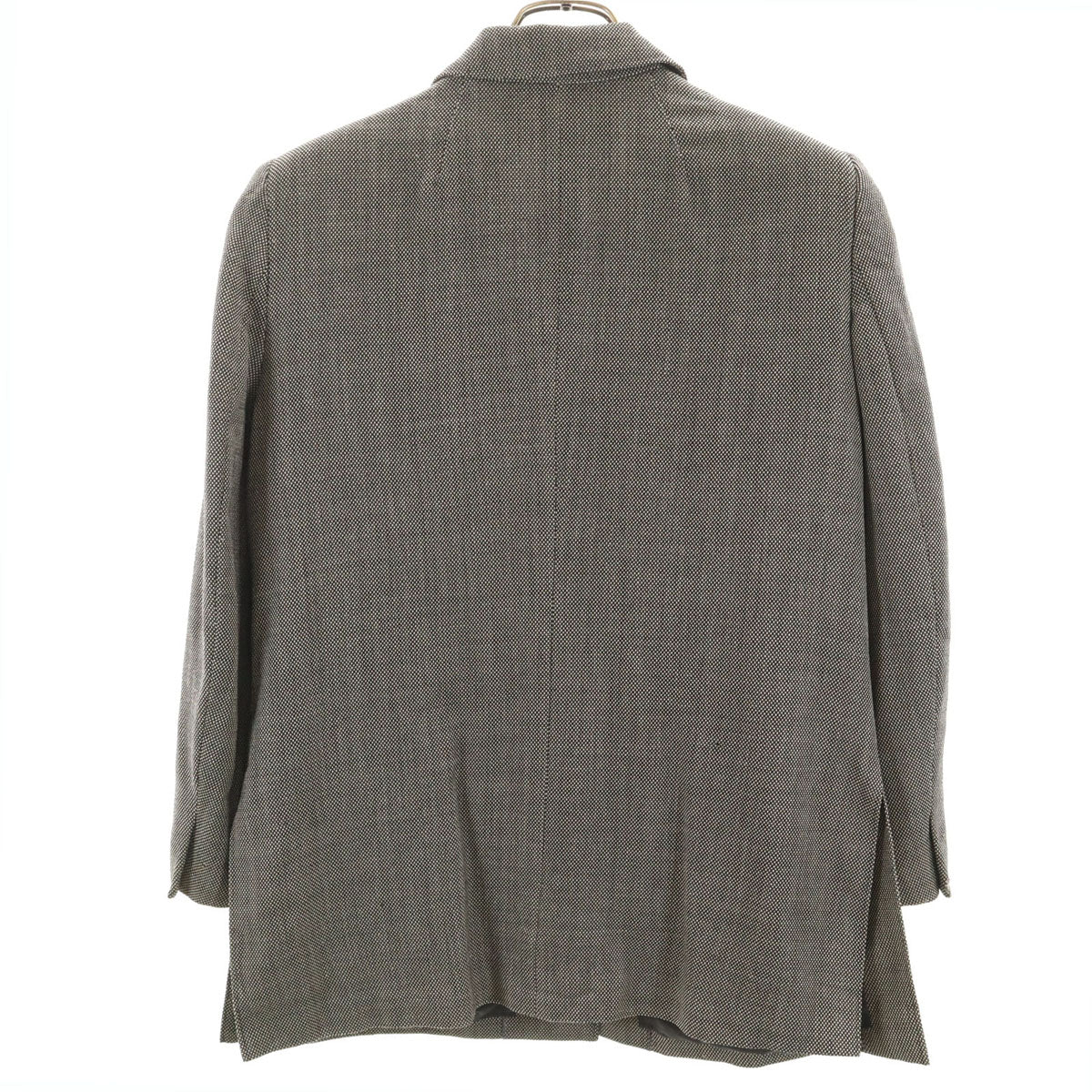 GLAMOUR by GIVENCHY グラマーバイジバンシー 90s 日本製 オールド バーズアイ柄 テーラードジャケット 44 グレージュ レディース