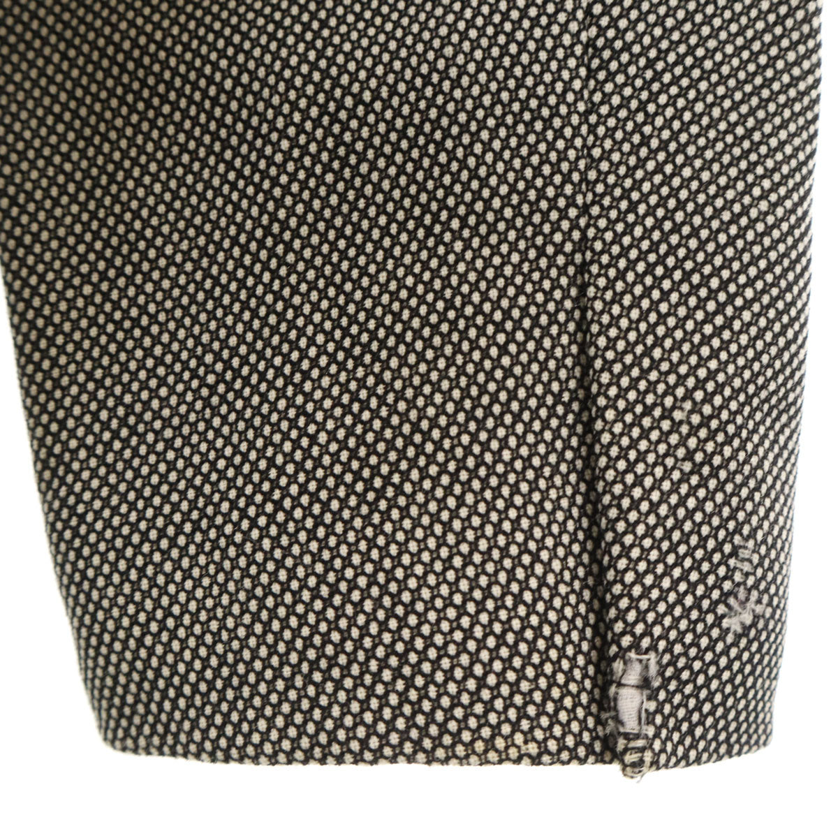 GLAMOUR by GIVENCHY グラマーバイジバンシー 90s 日本製 オールド バーズアイ柄 テーラードジャケット 44 グレージュ レディース