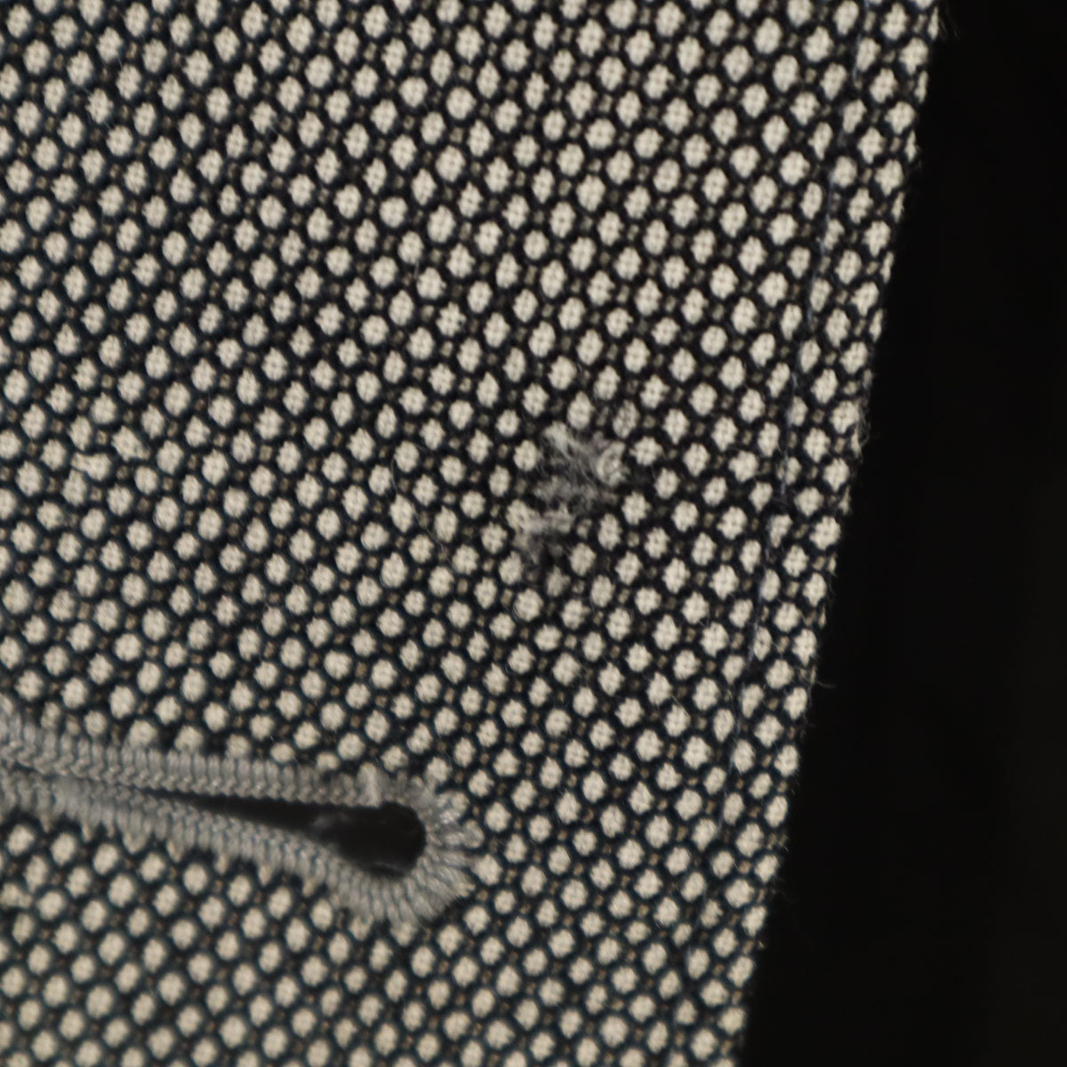 GLAMOUR by GIVENCHY グラマーバイジバンシー 90s 日本製 オールド バーズアイ柄 テーラードジャケット 44 グレージュ レディース