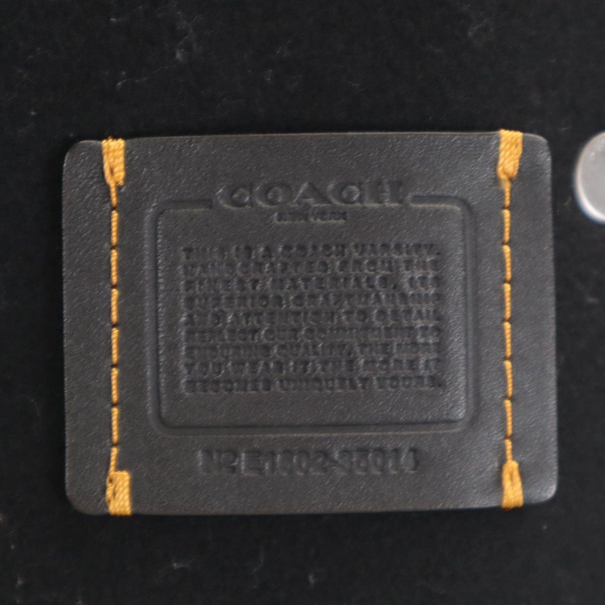 COACH コーチ スタジャン XS ブラック F34122 バーシティジャケット 中綿 レディース